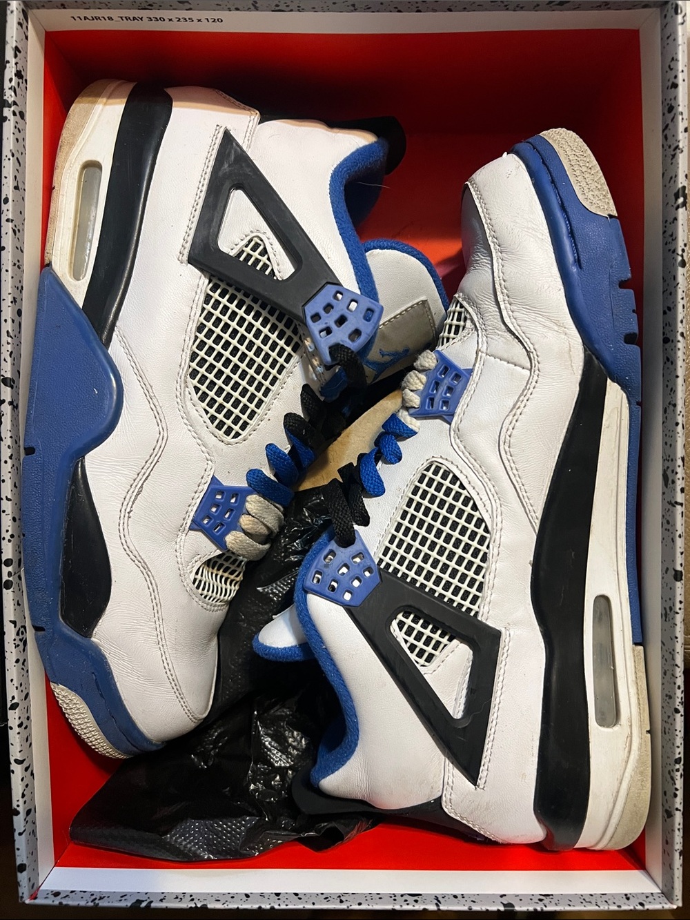 Jordan Air Jordan 4 Retro White / Game Royal / Black
